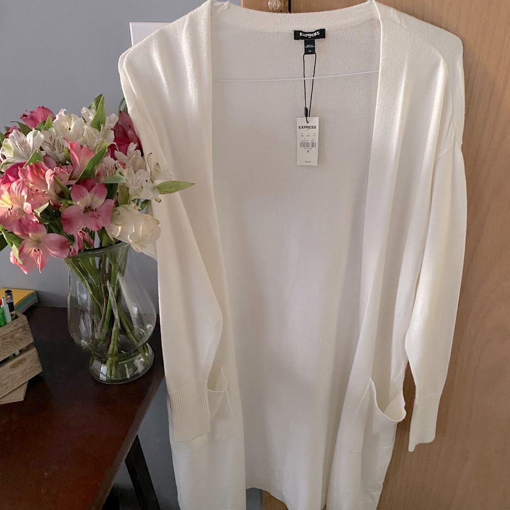 Longline Cream Cardigan